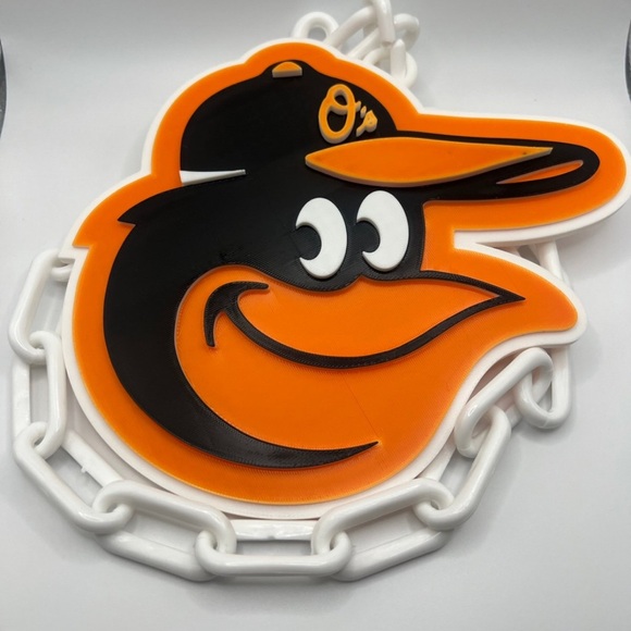 Baltimore Orioles Fan Chain Necklace - Picture 1 of 1